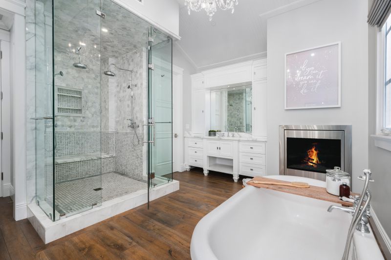 Luxury Bathroom with Smart Features